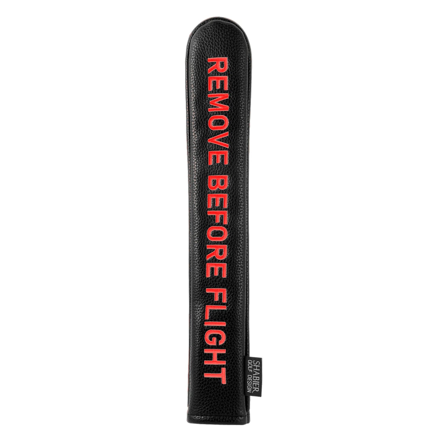 White PU Leather Remove before Flight Golf Headcover Golf 460CC Driver Cover Wood Hybrid Alignment Stick Covers