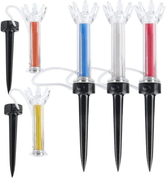 5 PCS Golf Ball Tees, Magnetic Golf Tees 360° Rotation, Magnetic Golf Tees, Golf Support Tees, Stable Long Golf Tees for Golfer Practice